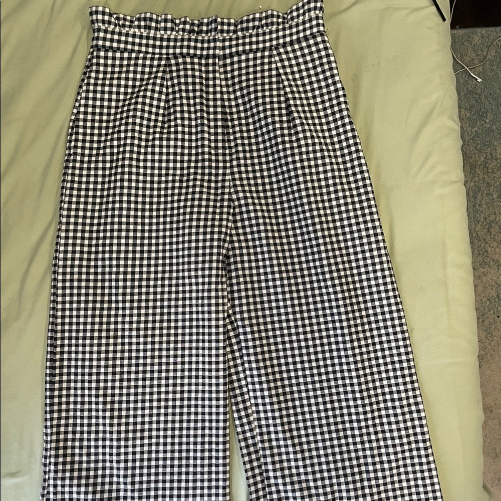 Plaid Topshop trousers!